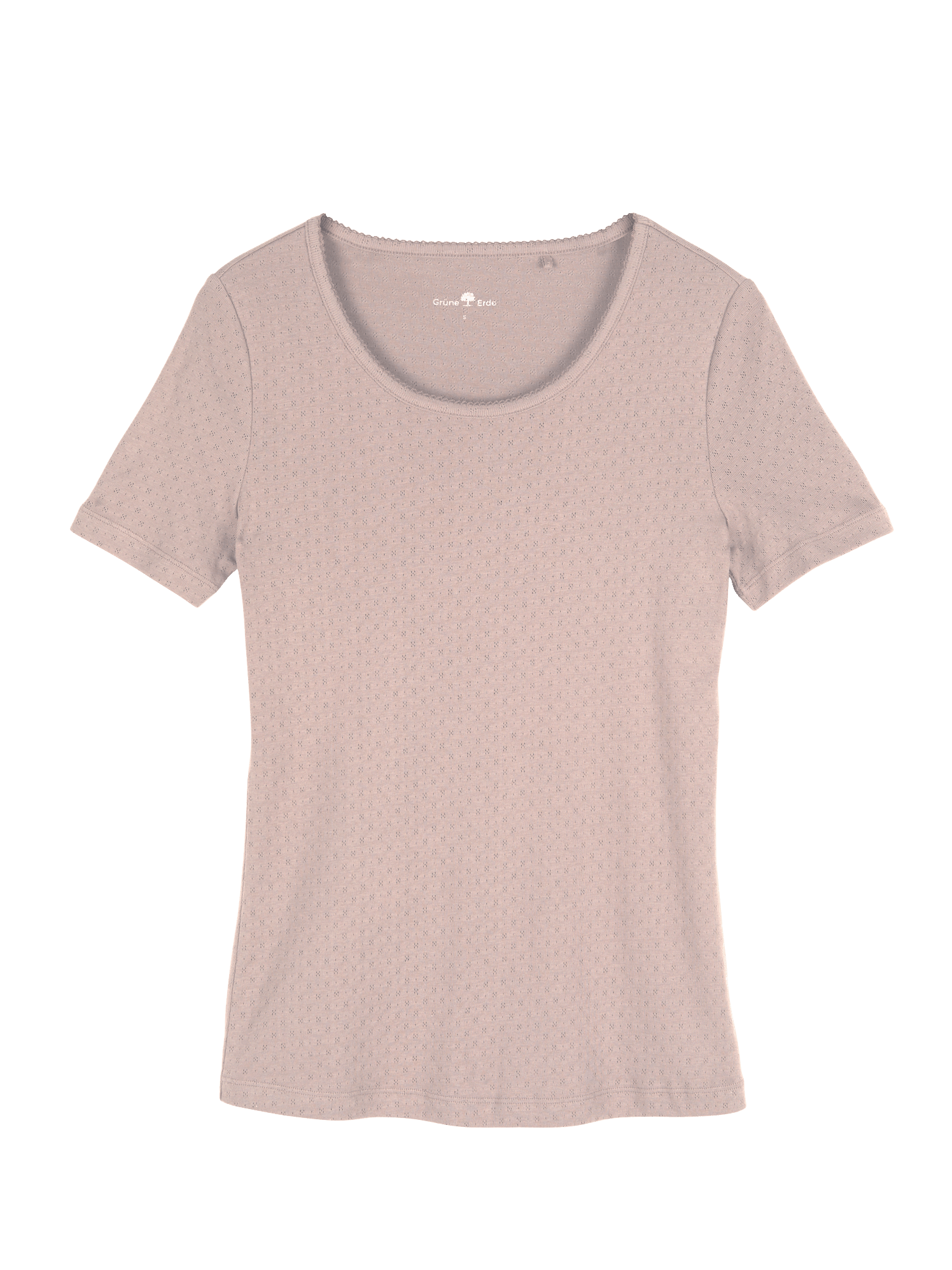 Schlafshirt Kurzarm aus Bio-Baumwolle