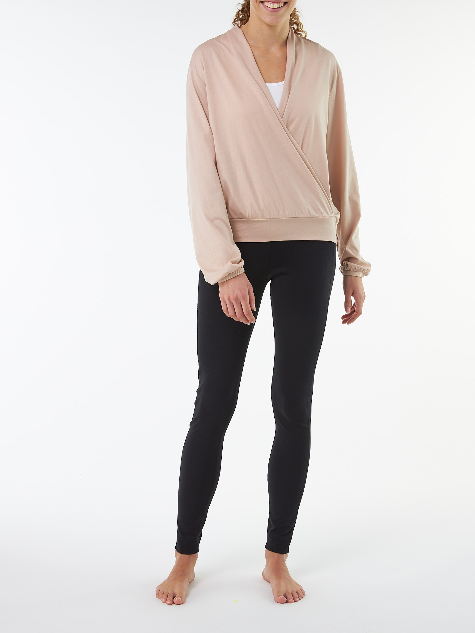 Wickelshirt aus Bio Baumwolle