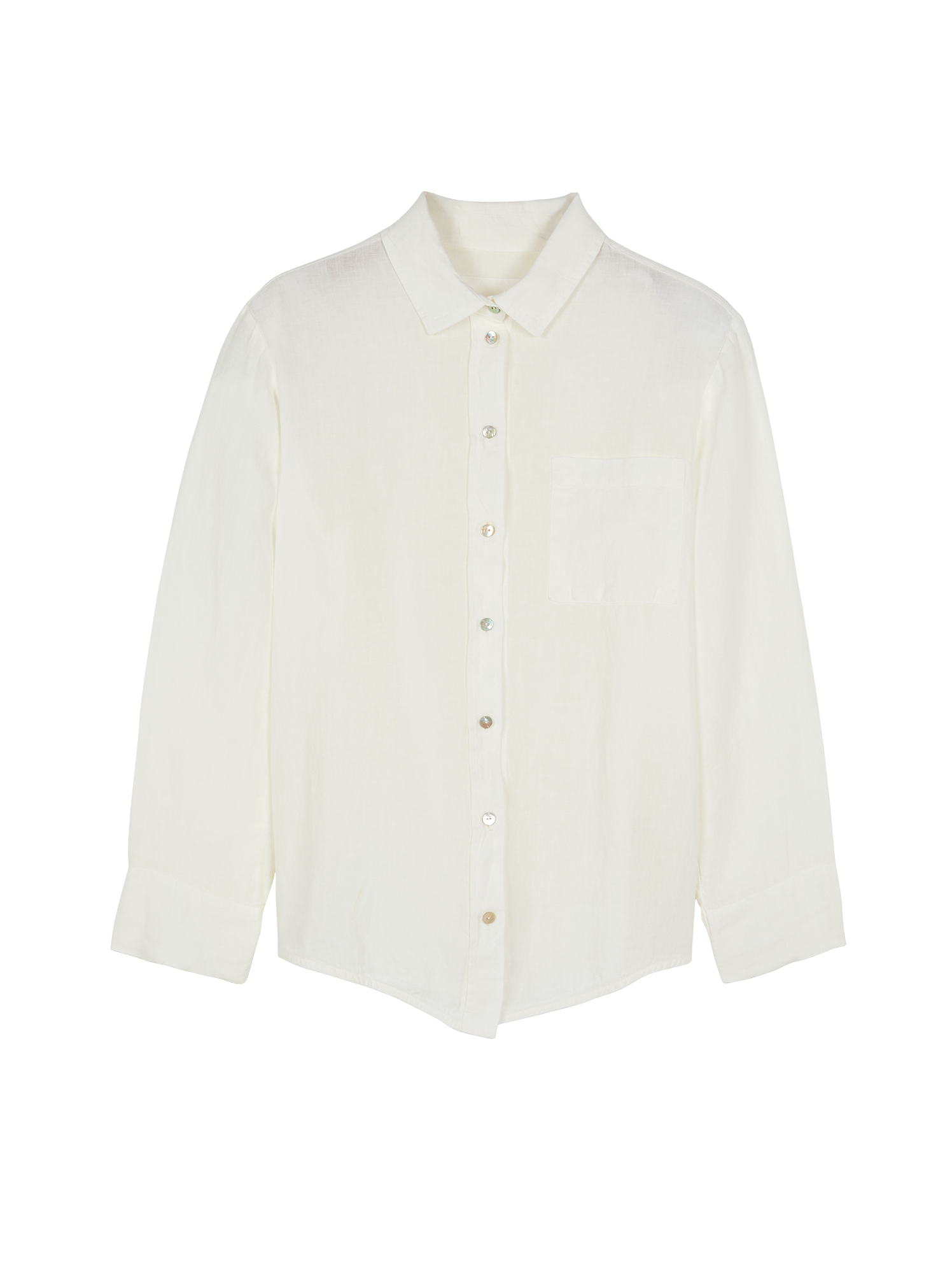 Hemdbluse aus Bio Leinen