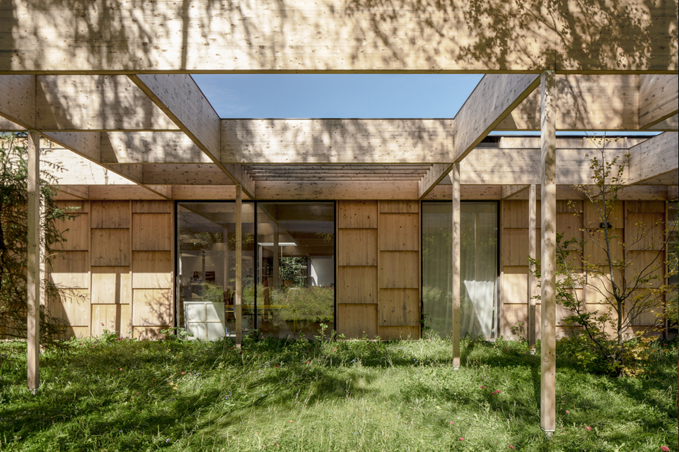 Außenfassade der Grüne Erde Welt