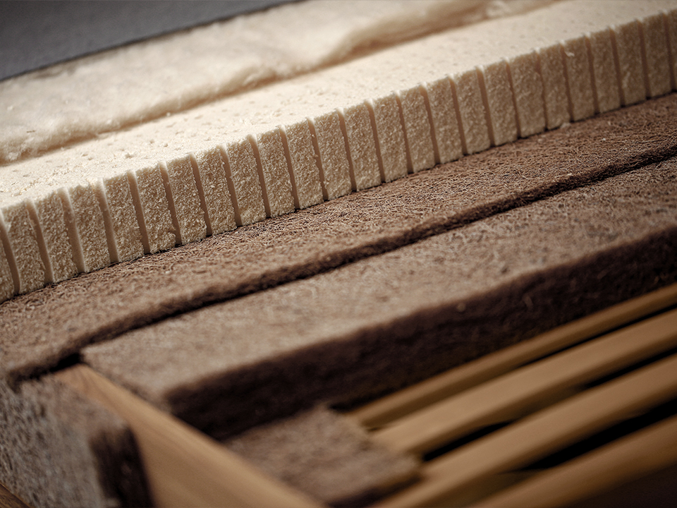 Detailansicht Innenleben Sofa