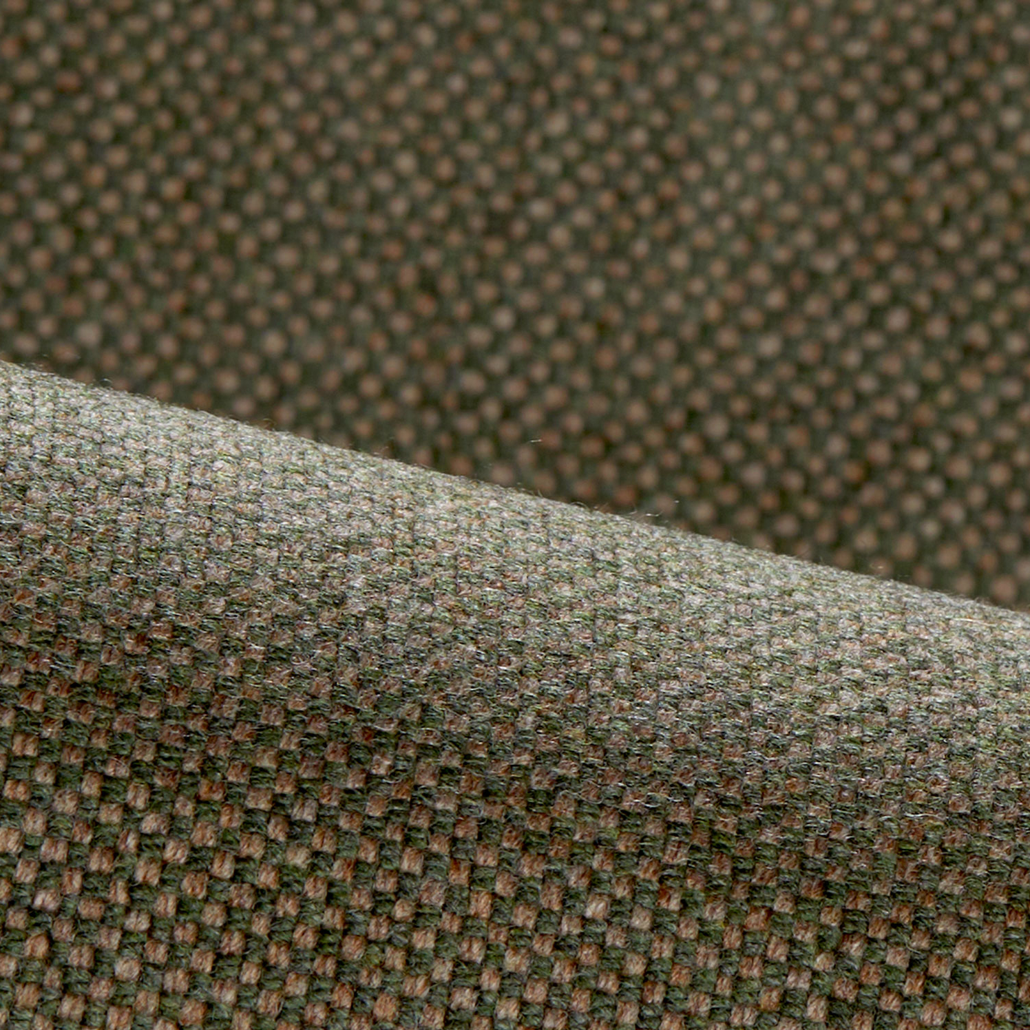 Stoffmuster Wollstoff Elverum Wacholder