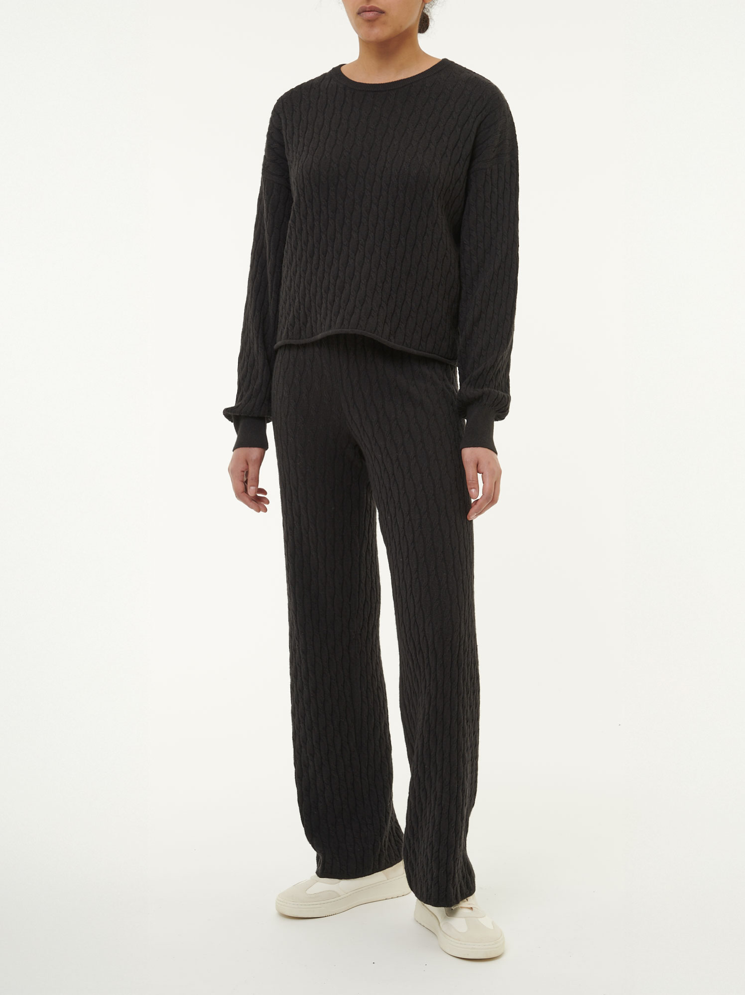 Pullover aus Bio-Baumwolle und Wolle