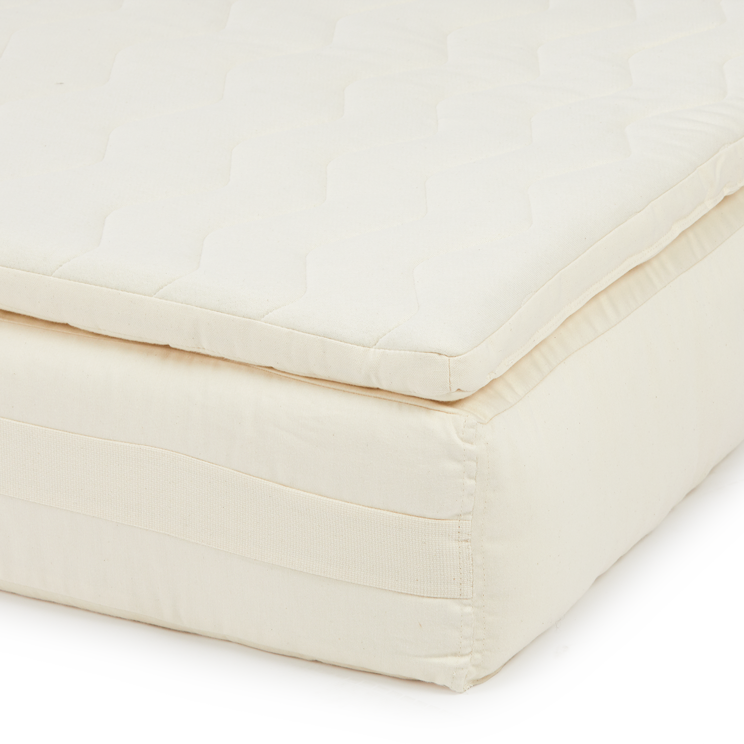 OUTLET Matratzentopper Naturlatex/Baumwolle/Hanf