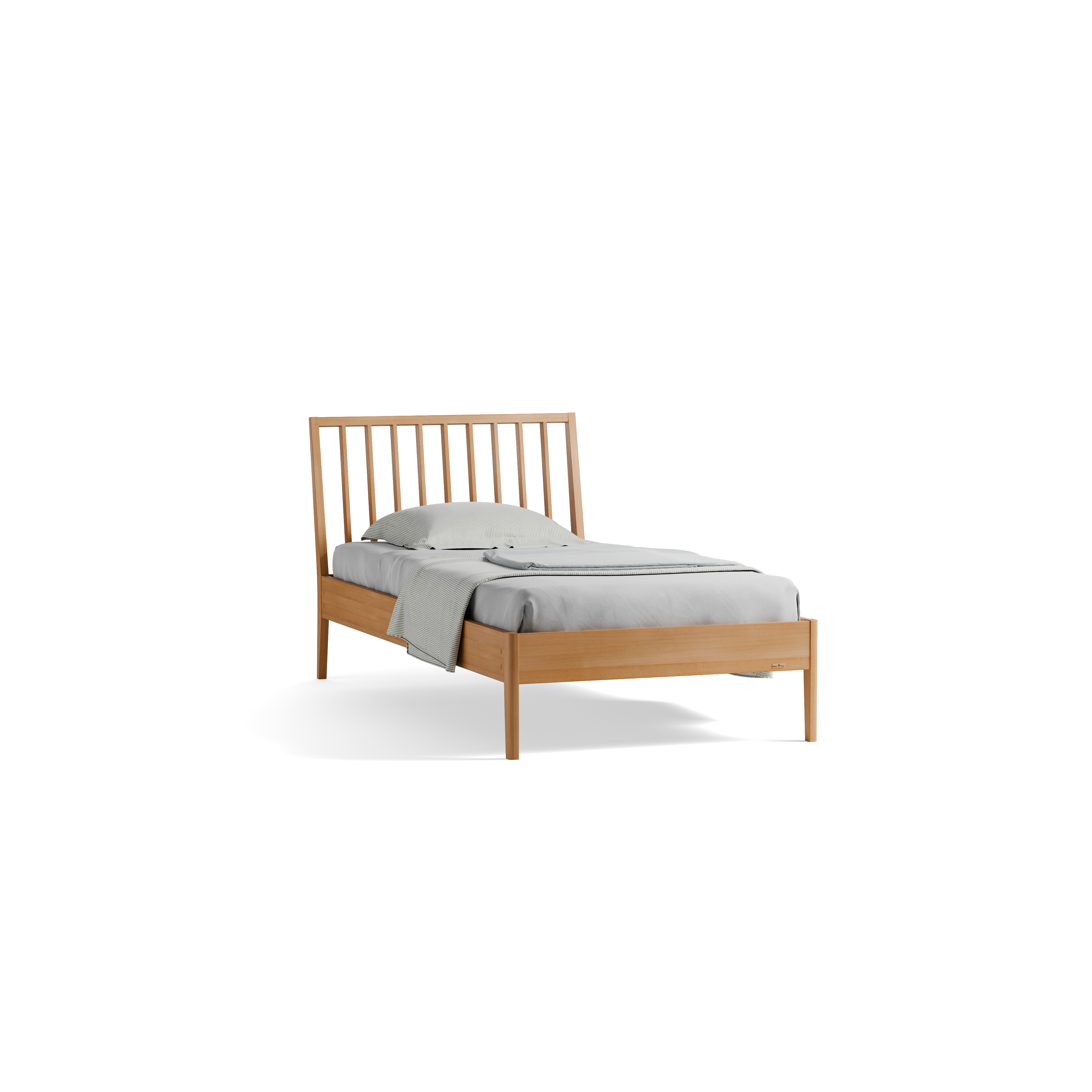 Bett Almeno mit Sprossenbetthaupt vertikal