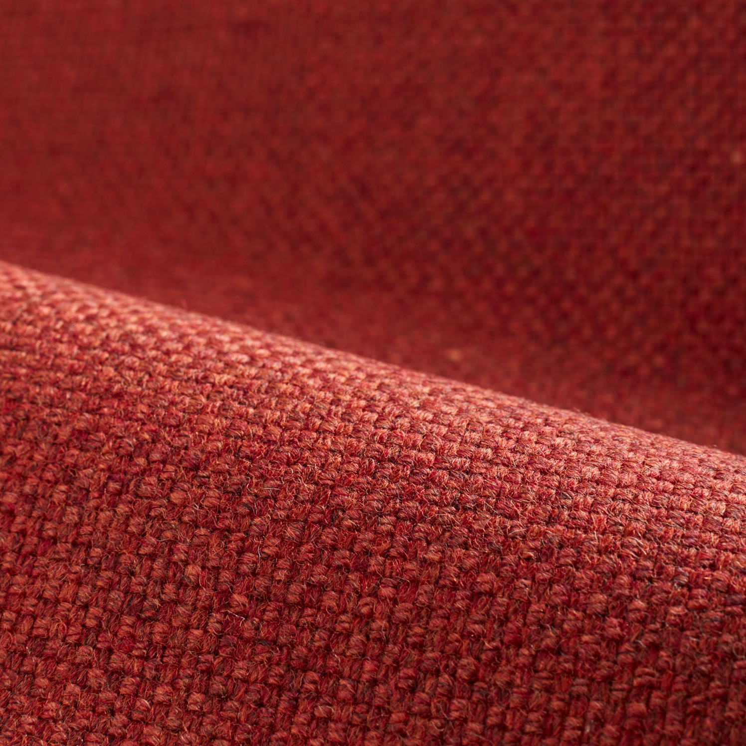 Stoffmuster Wollstoff Kaland Ziegel