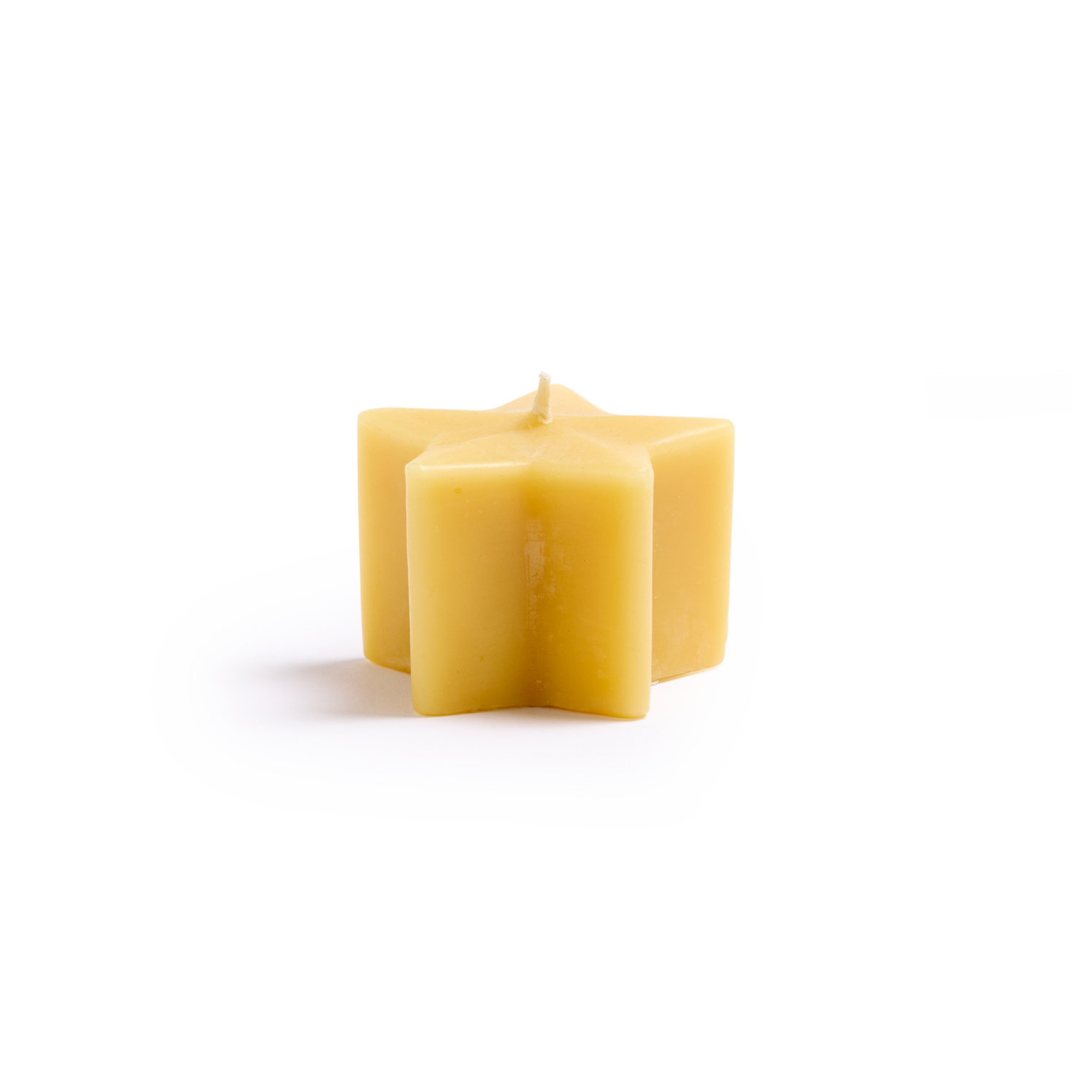Sternenkerze aus Bienenwachs