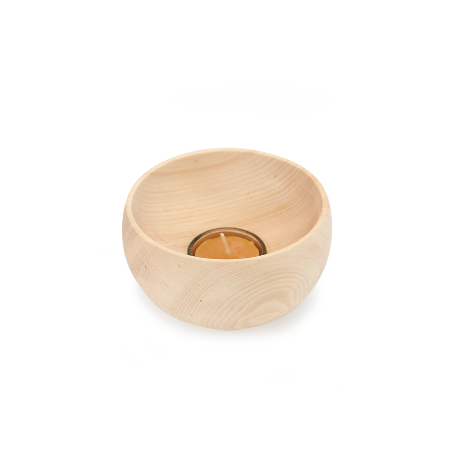 Lichtkugel aus Zirbenholz