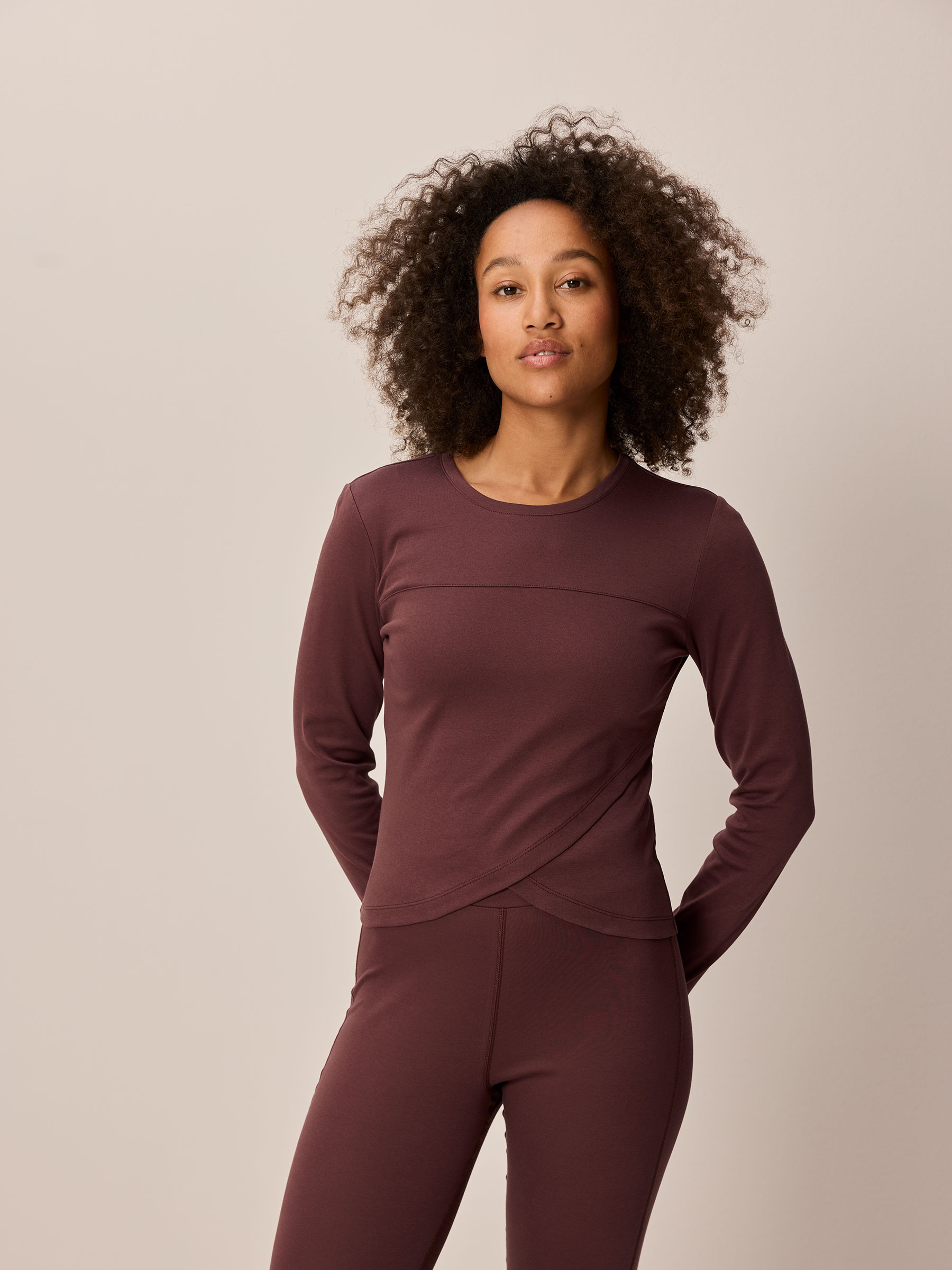Langarmshirt aus Bio Baumwolle