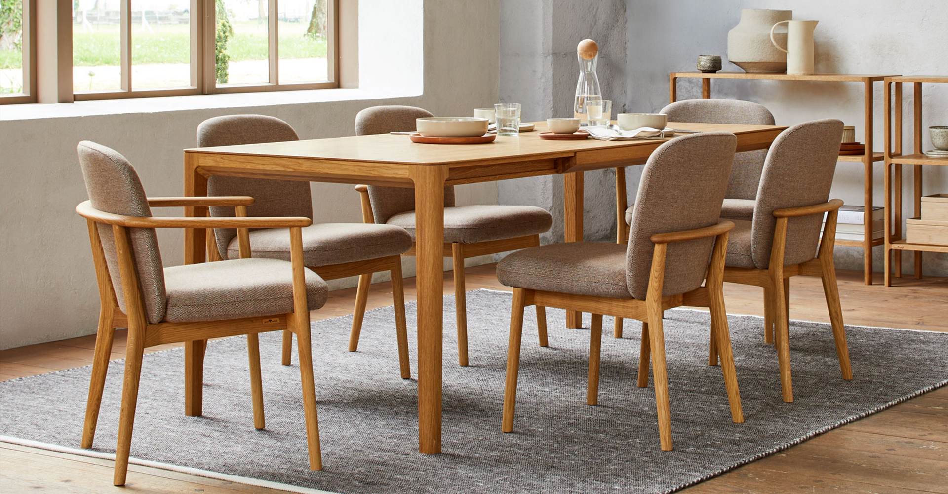 Massivholz Serie Ketil im Esszimmer