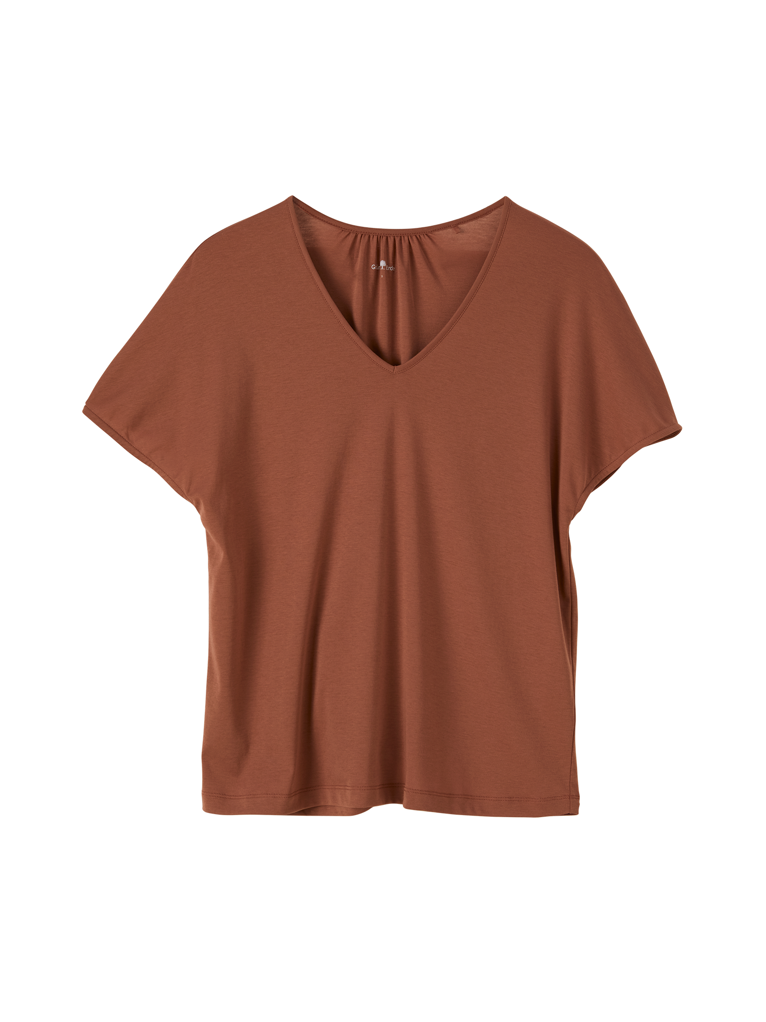 Kurzarmschlafshirt aus Baumwolljersey