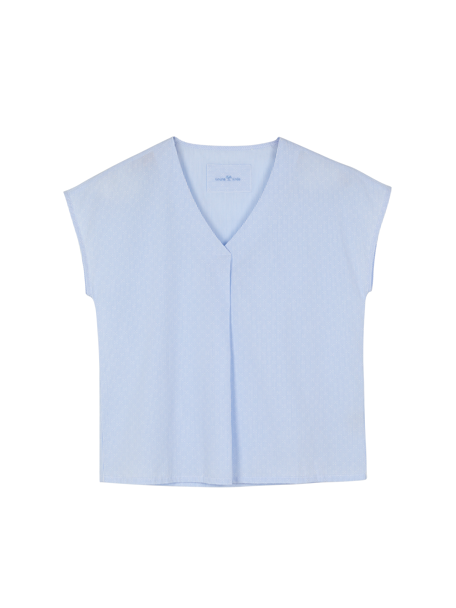 Bluse ärmellos aus Bio Baumwolle