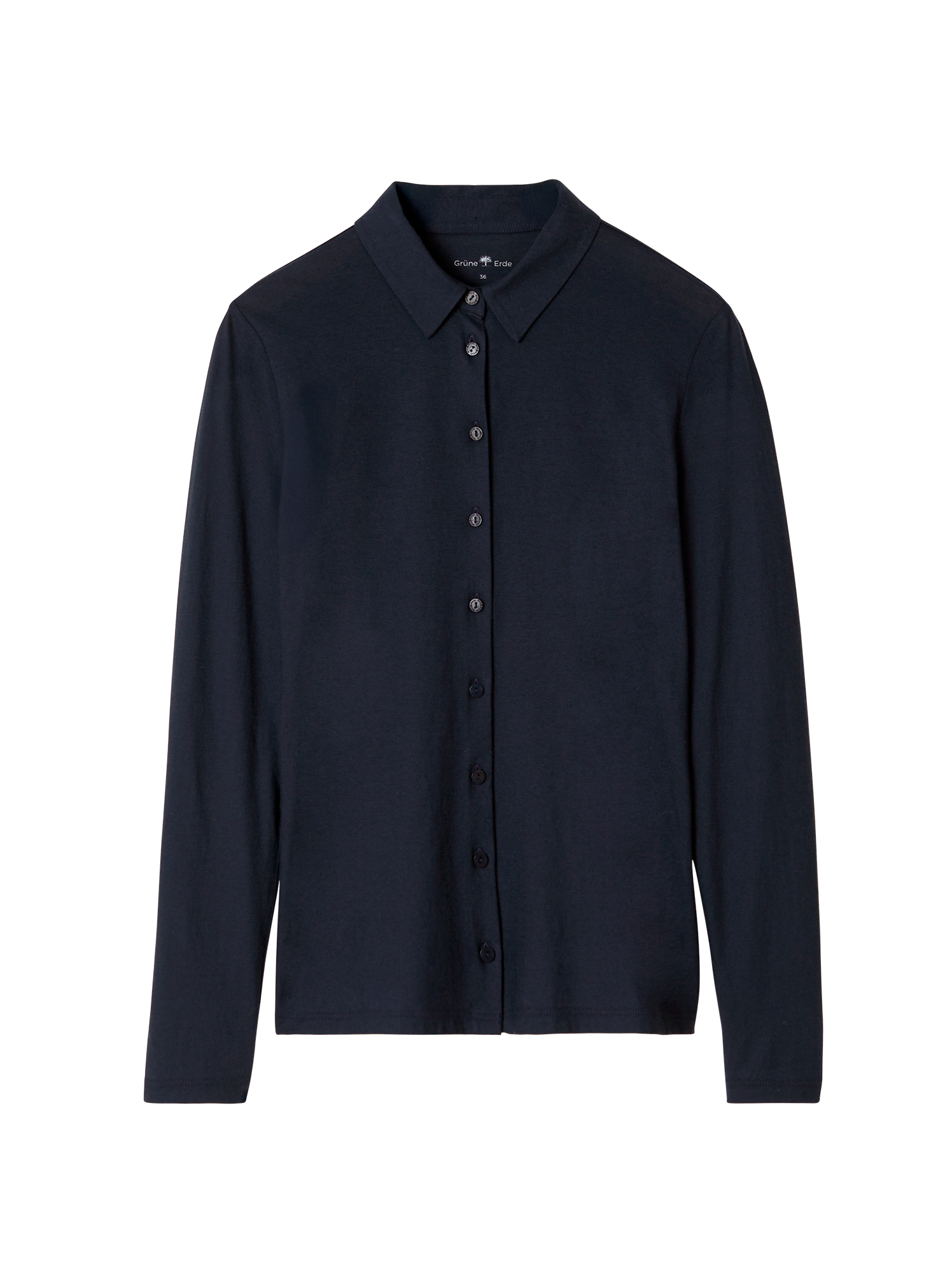 Blusenshirt Langarm aus Bio Baumwolle