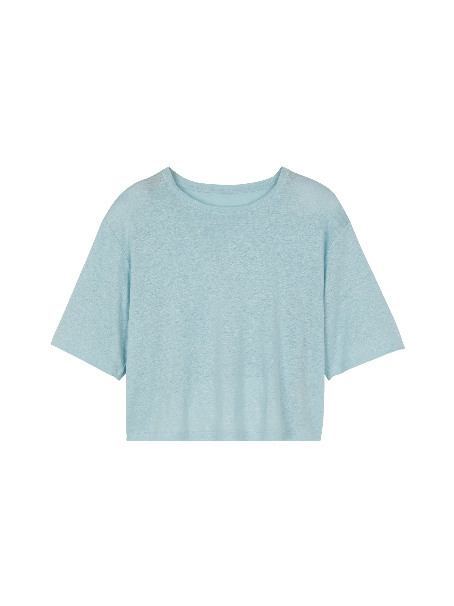 Kurzarmshirt aus Bio Leinen