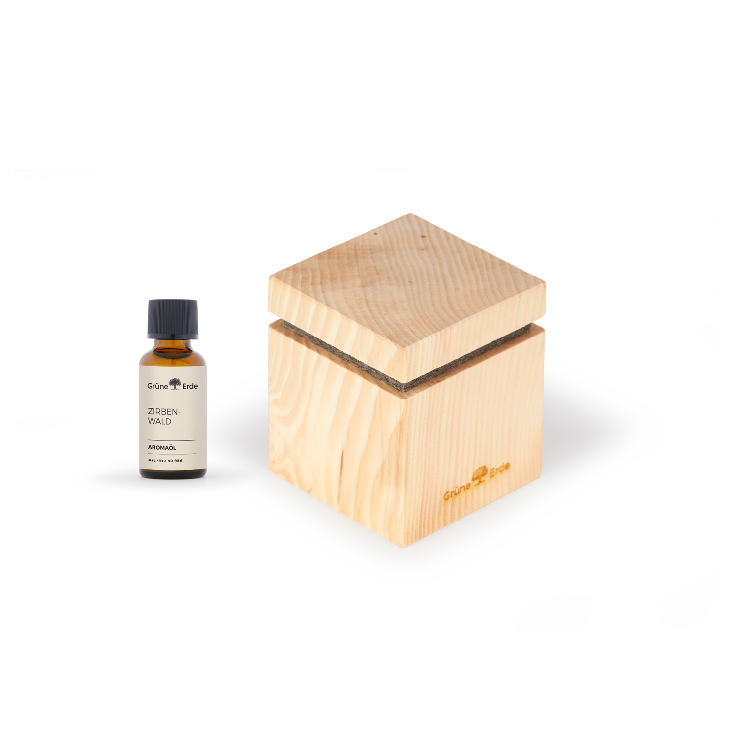 Set: Zirbenduftspender + Zirbenwald Aromaölmischung