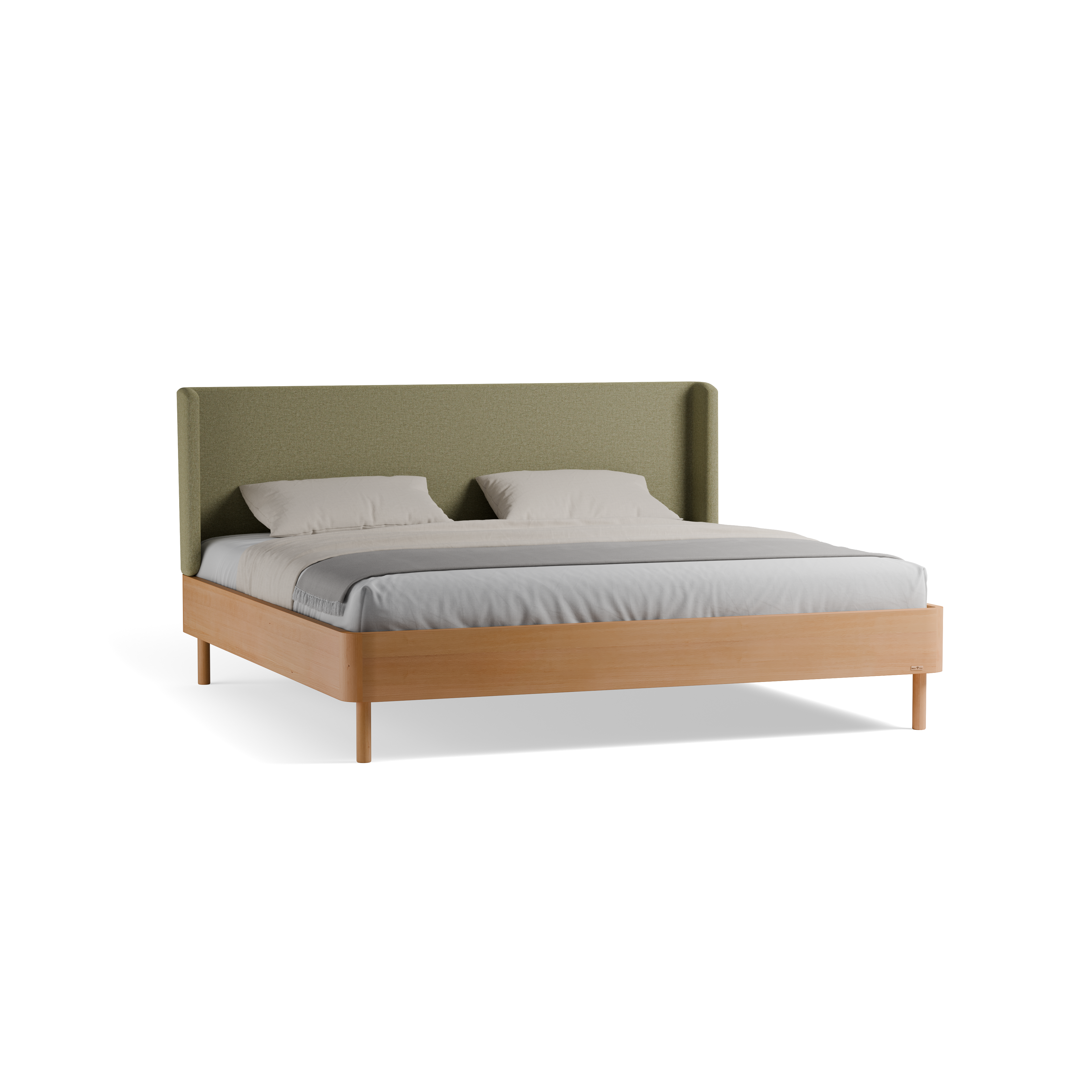 Bett Tonda mit Polsterbetthaupt