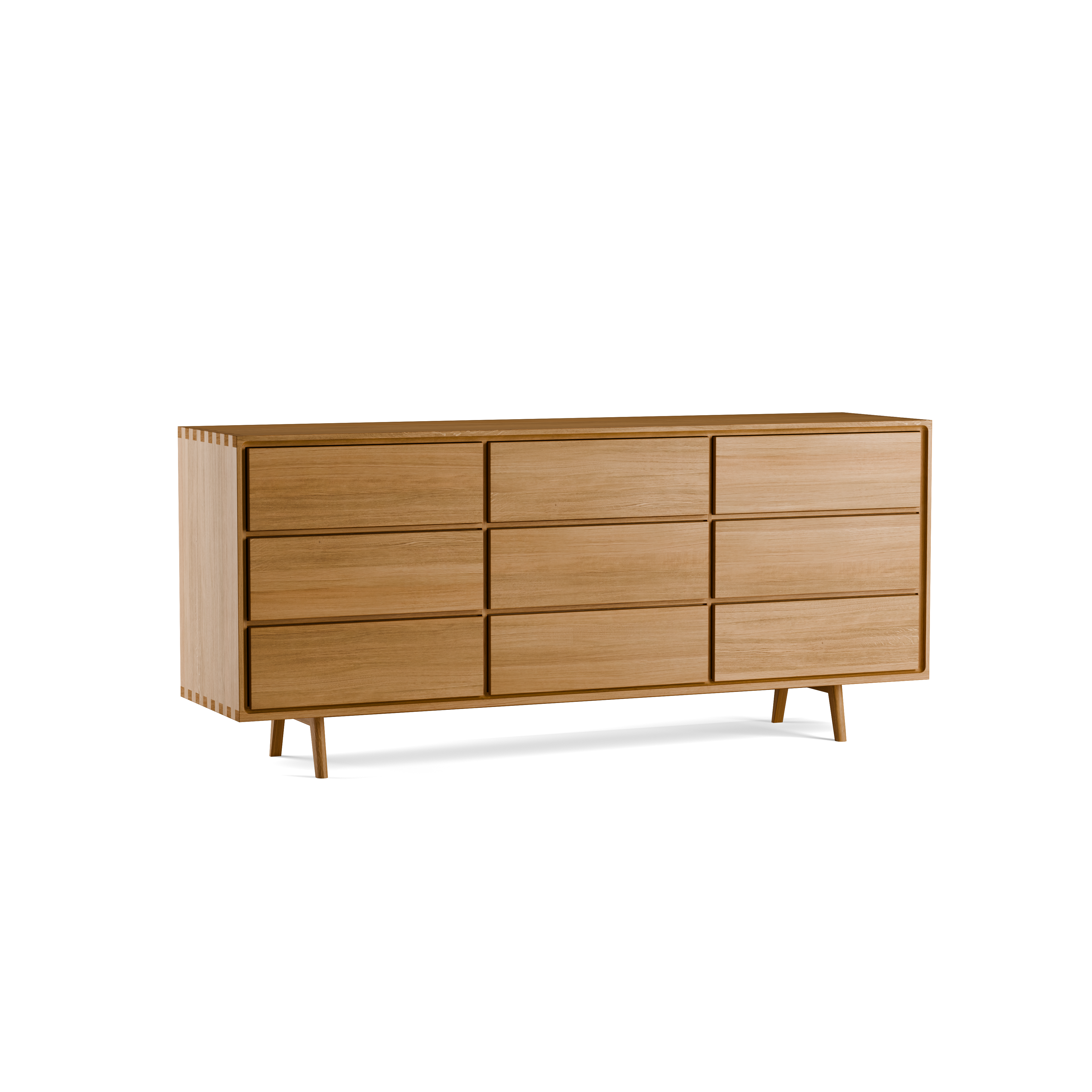 Sideboard Tesoro mit 9 Laden B 178 x T 45 x H 79 cm