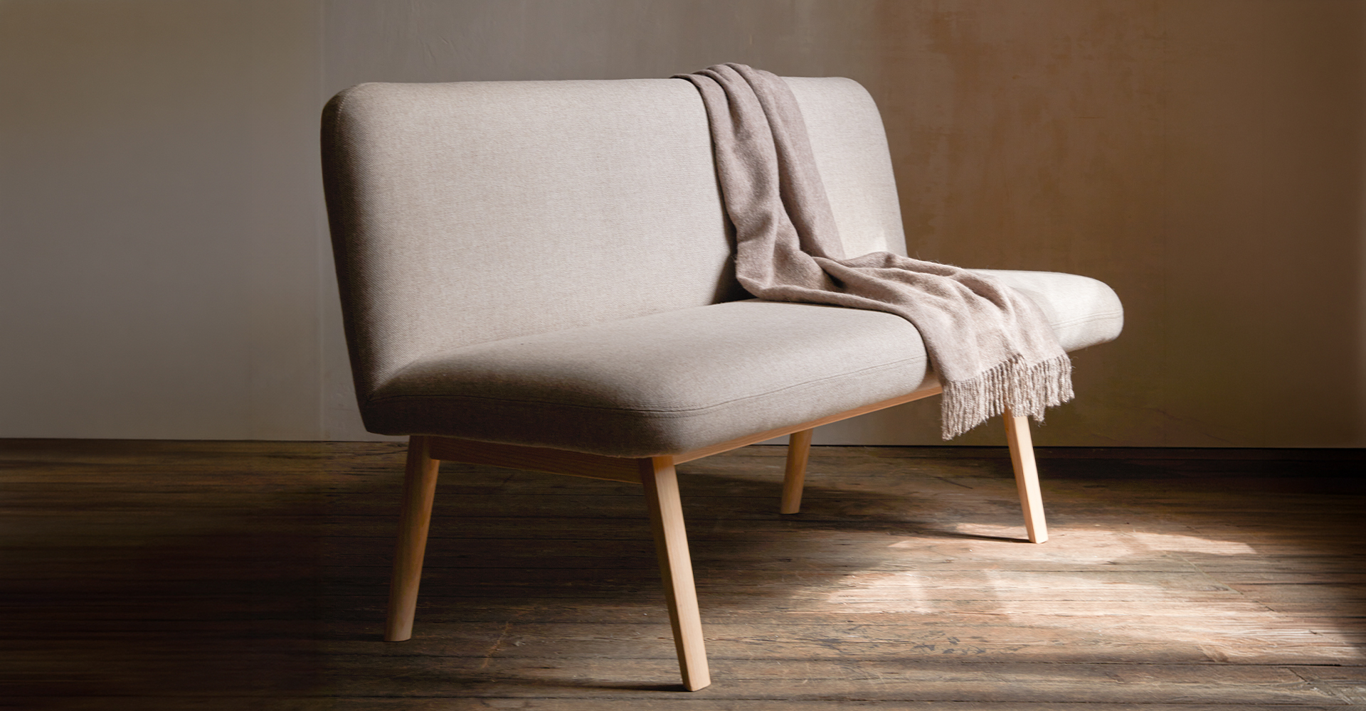 Polsterbank Ketil im Raum