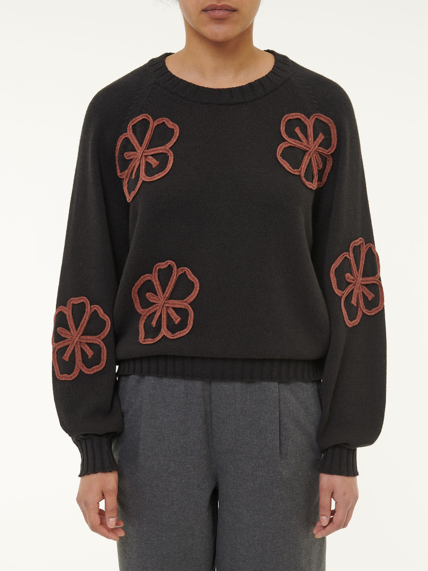 Pullover aus bio-Baumwolle und Wolle