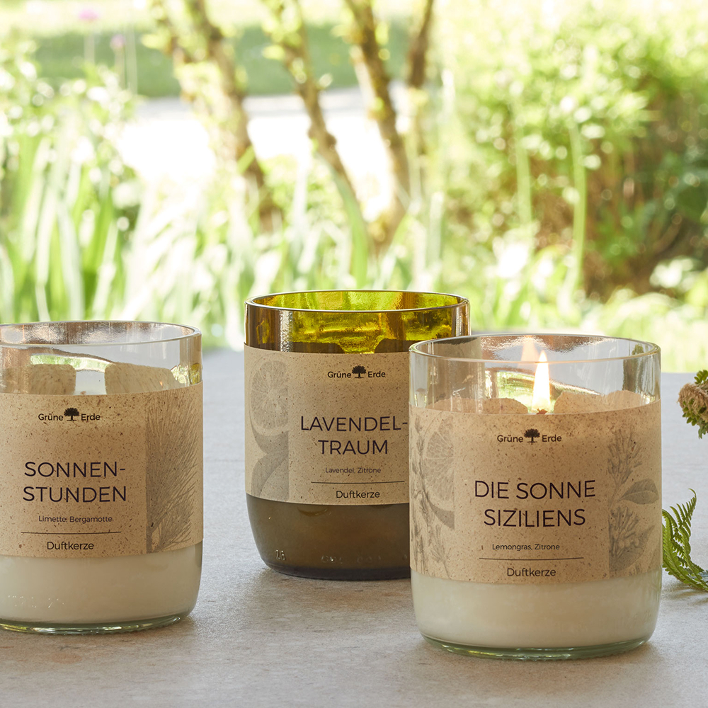 Duftkerzen aus natürlichen Duftstoffen