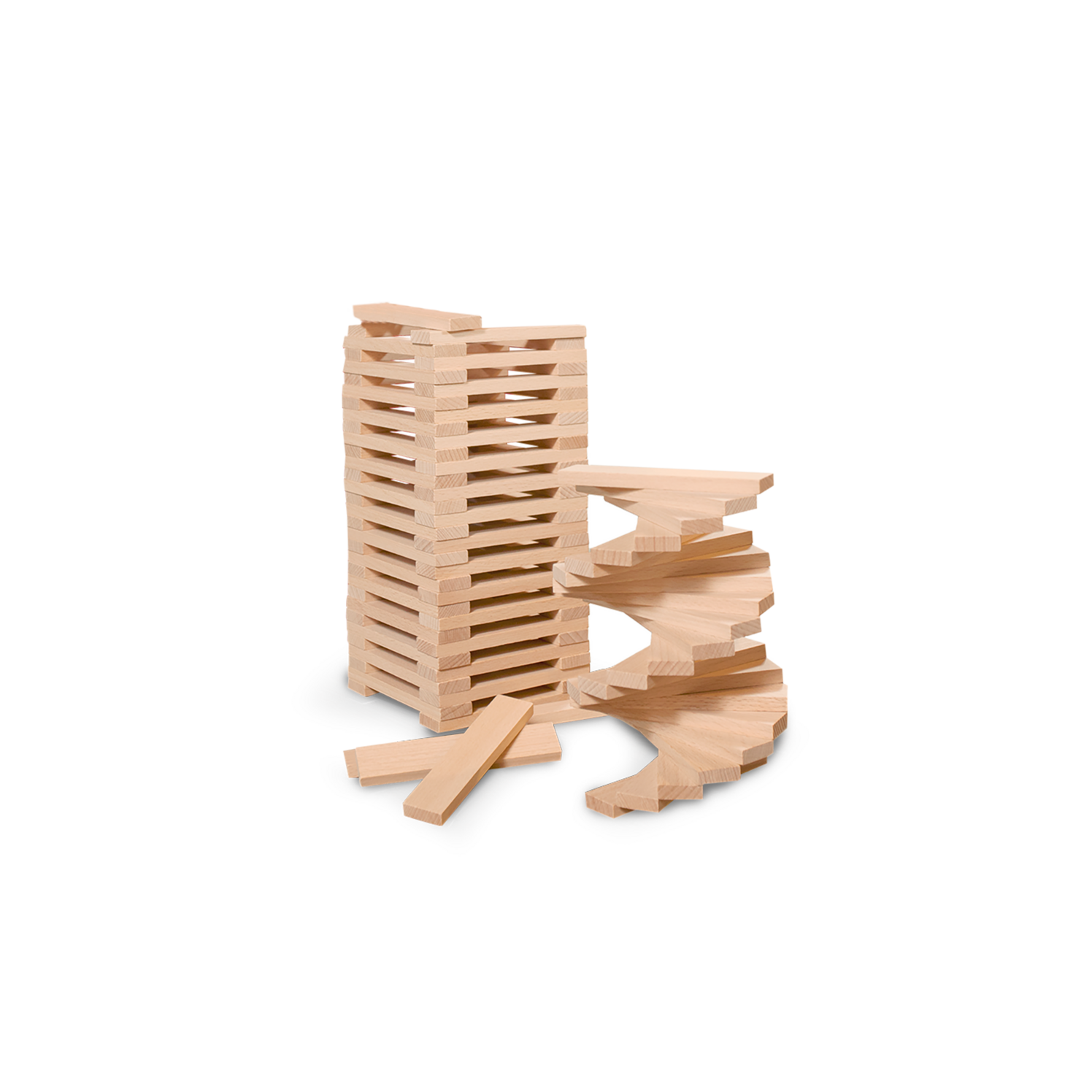 Magische Holzbausteine in Buche