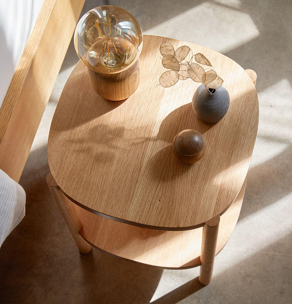 Beistelltisch Tonda mit Dekoration