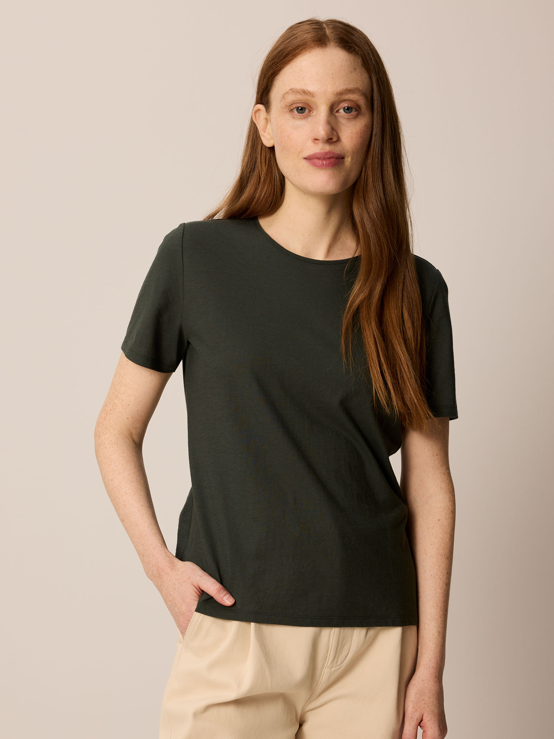 Kurzarmshirt aus Bio Baumwolle