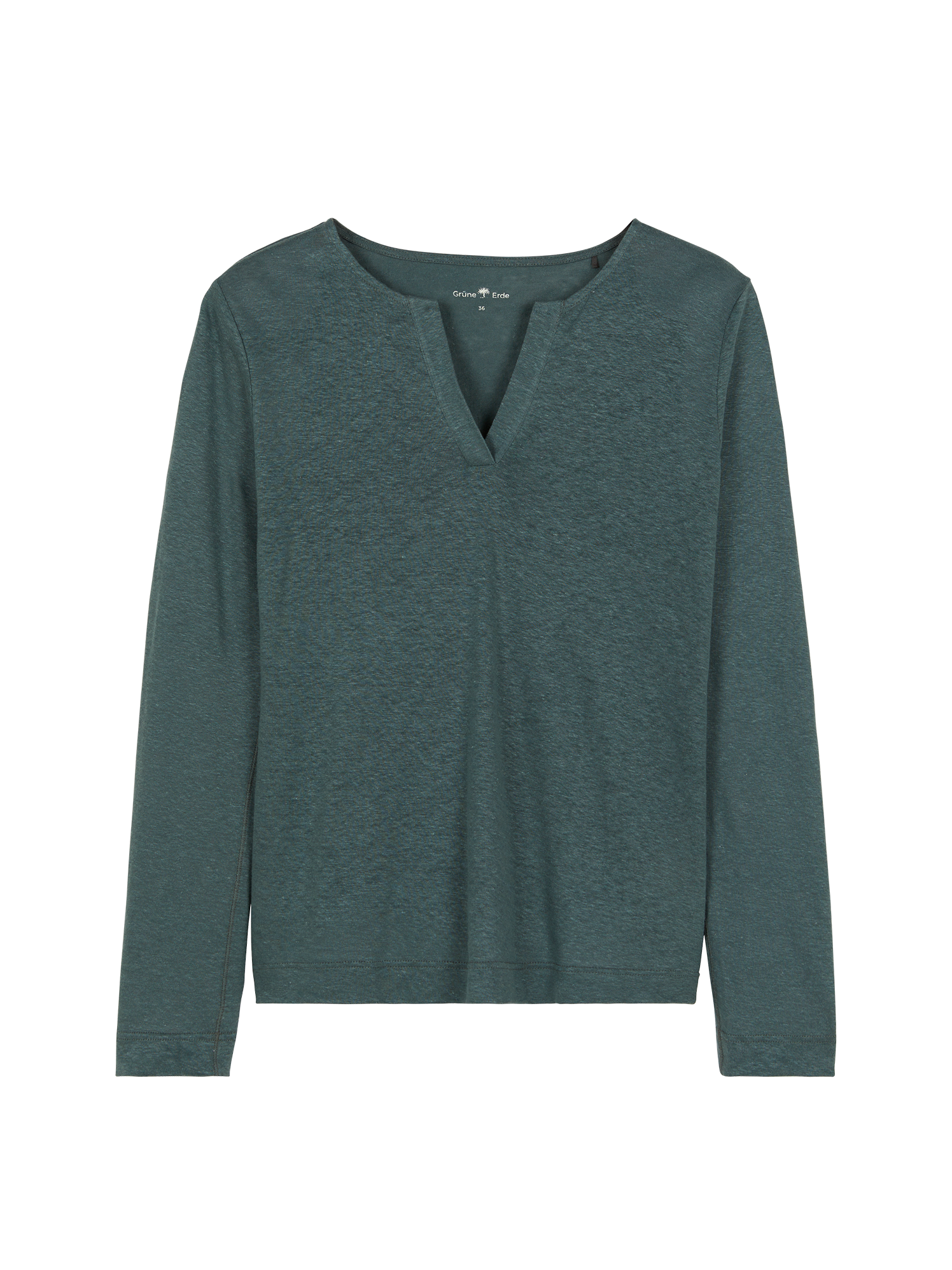 Langarmshirt aus Bio Leinen