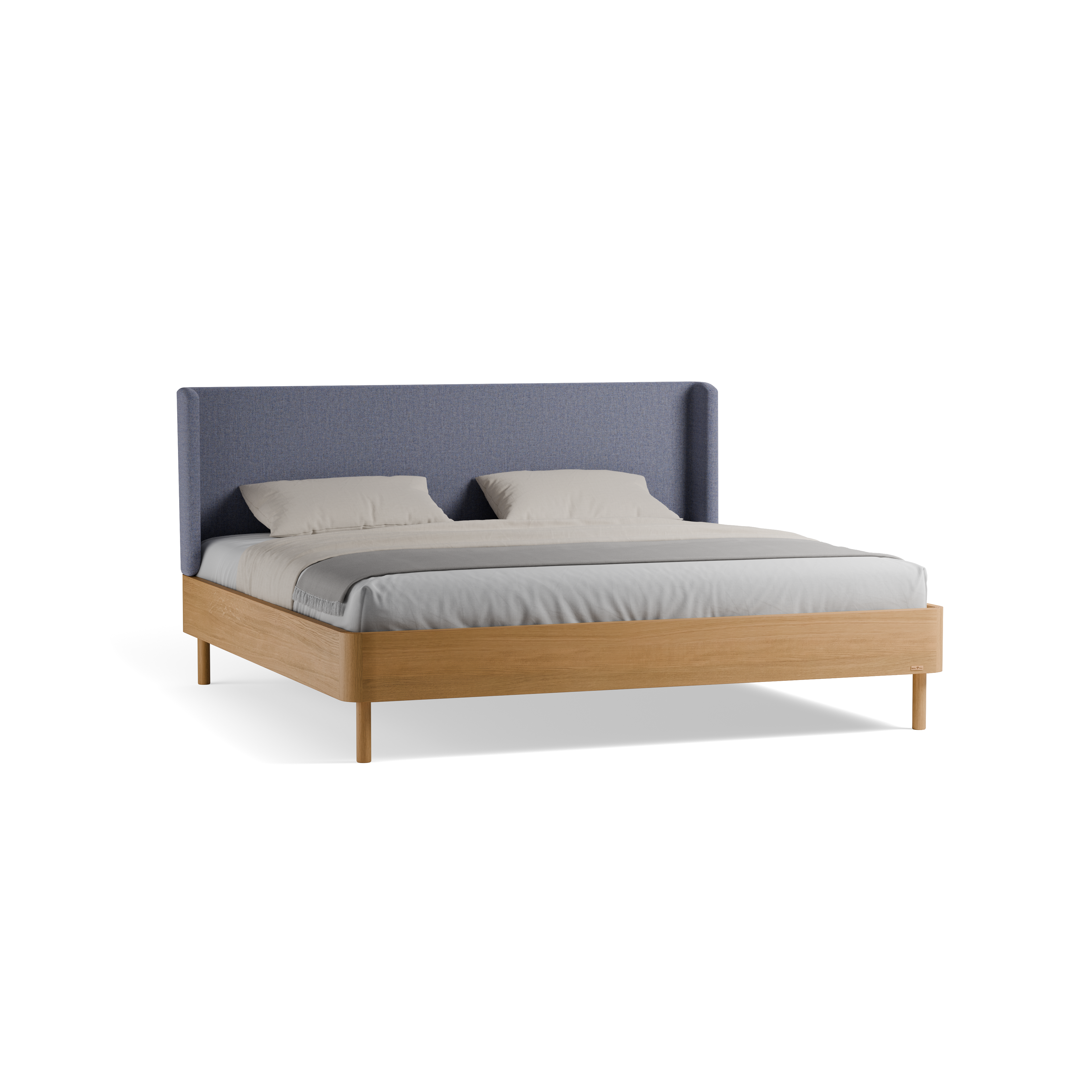 Bett Tonda mit Polsterbetthaupt