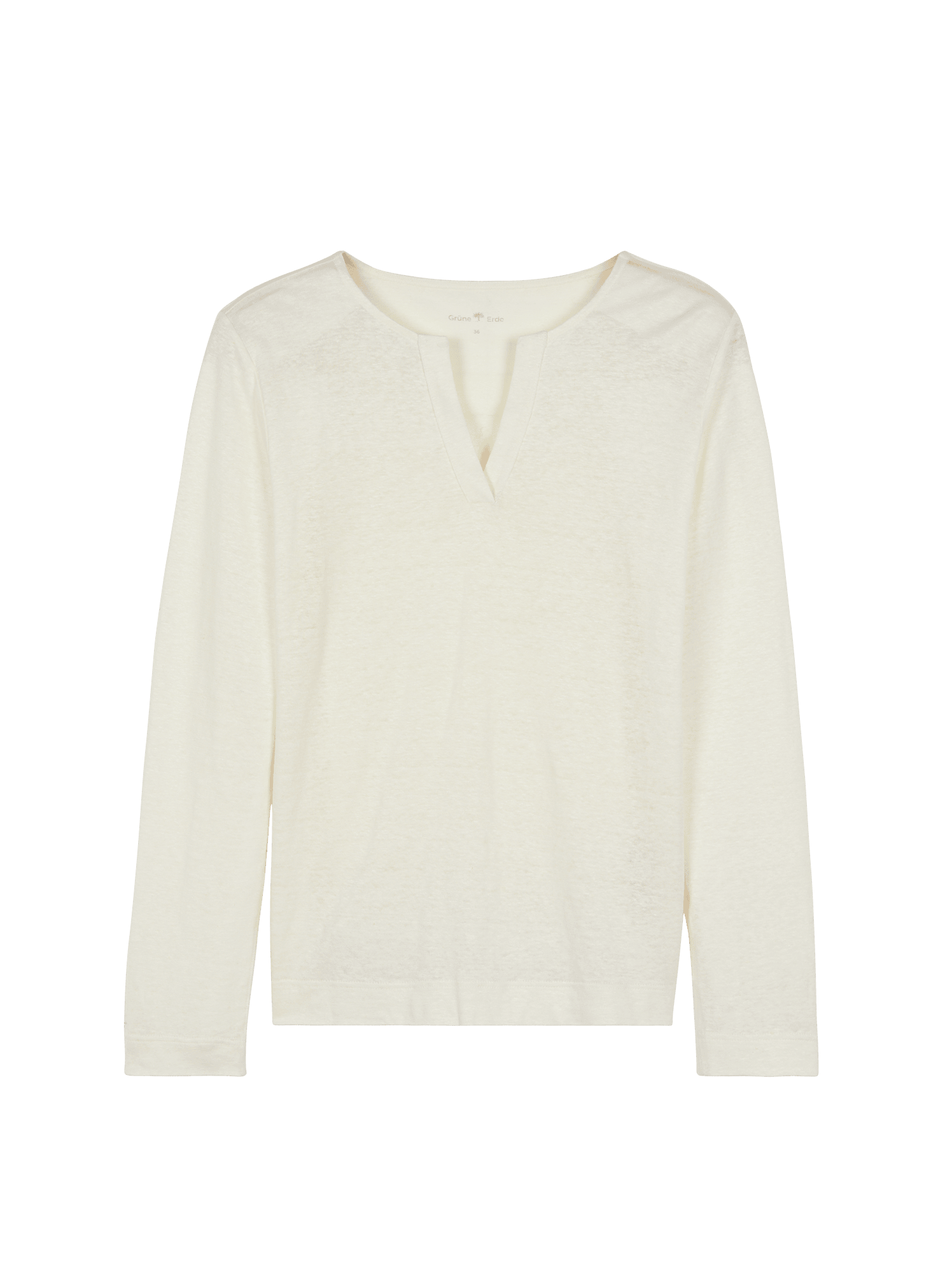 Langarmshirt aus Bio Leinen