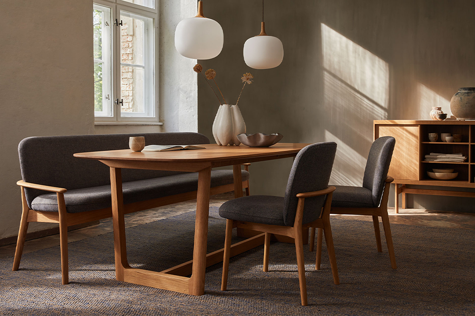 Massivholz Esszimmermöbel Kilian im Esszimmer