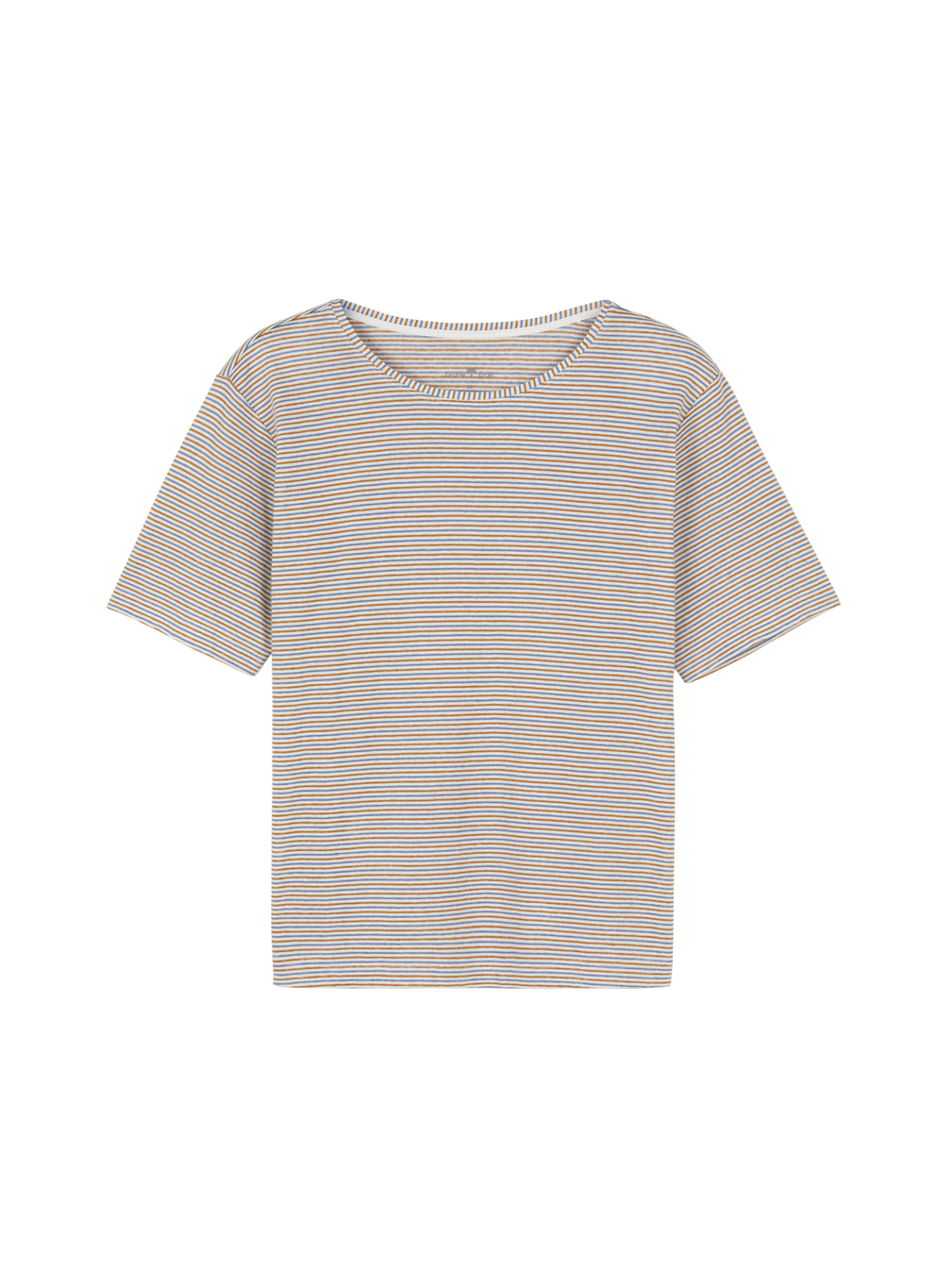 Kurzarmshirt aus Bio Leinen/Baumwolle