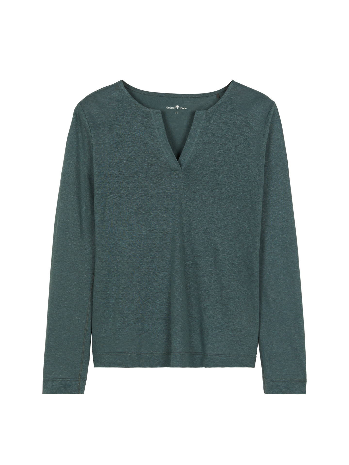 Langarmshirt aus Bio Leinen