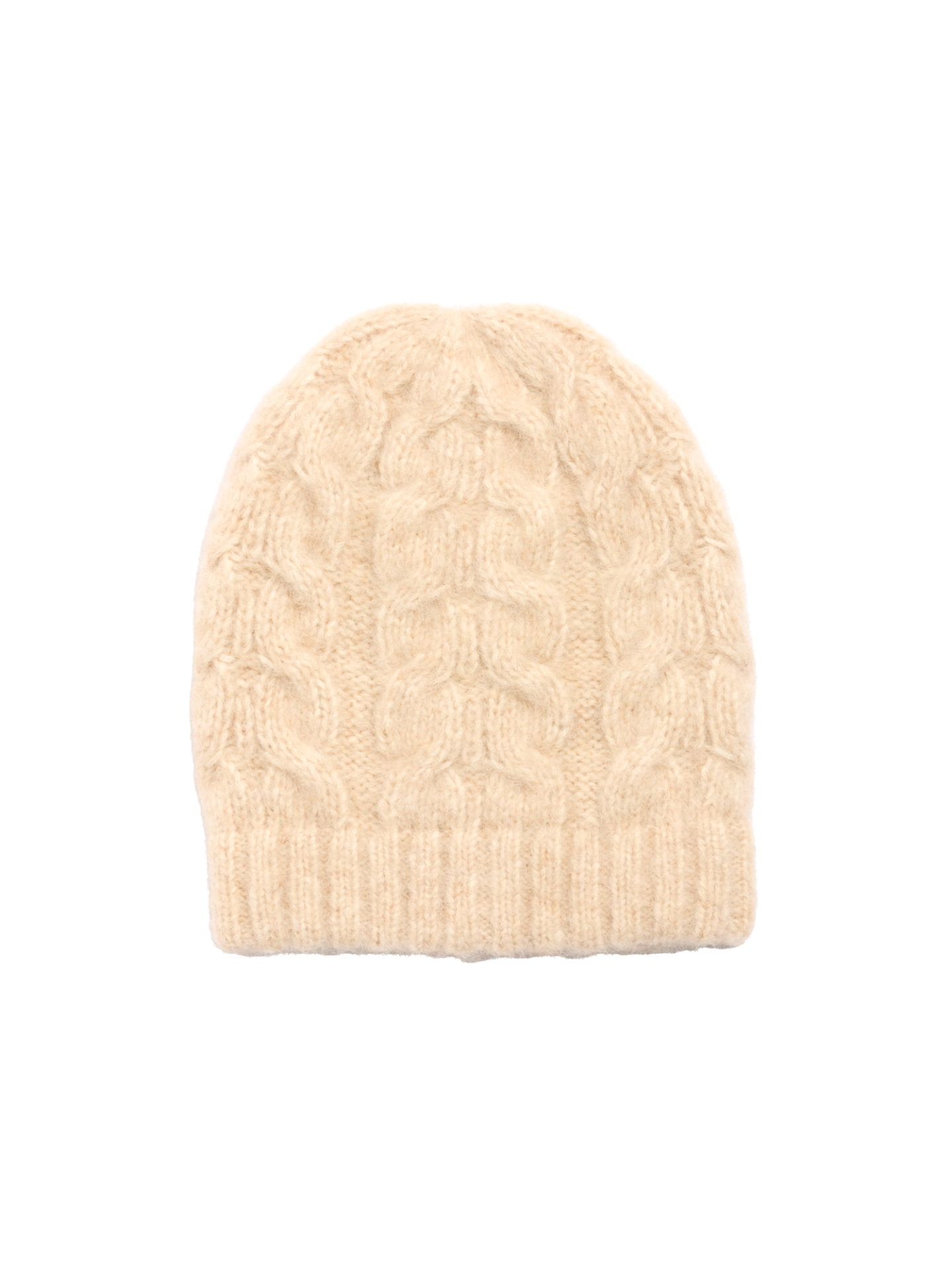 Strickmütze aus Alpakawolle und Bio-Baumwolle