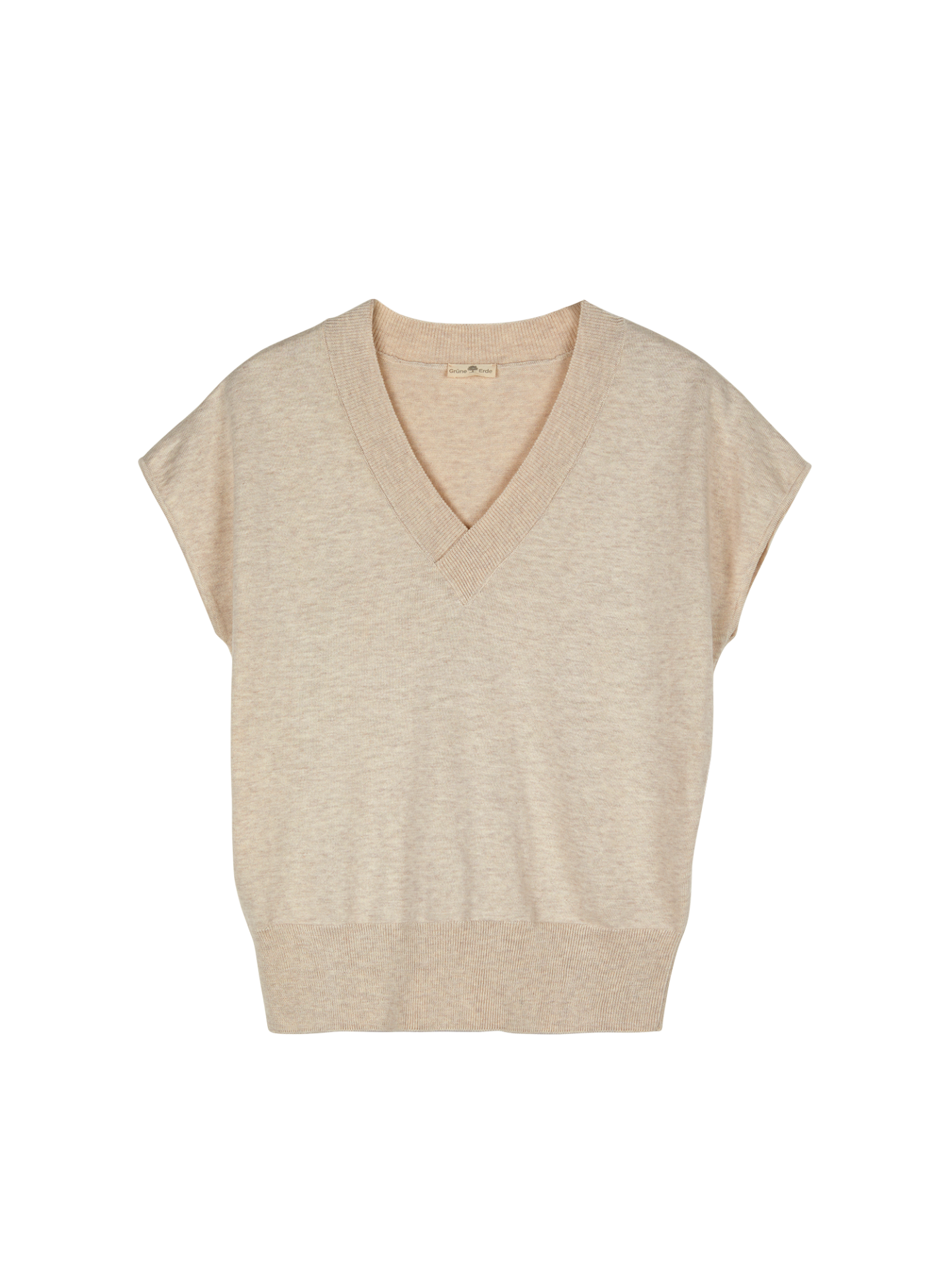 Kurzarmpullover aus Bio-Baumwolle