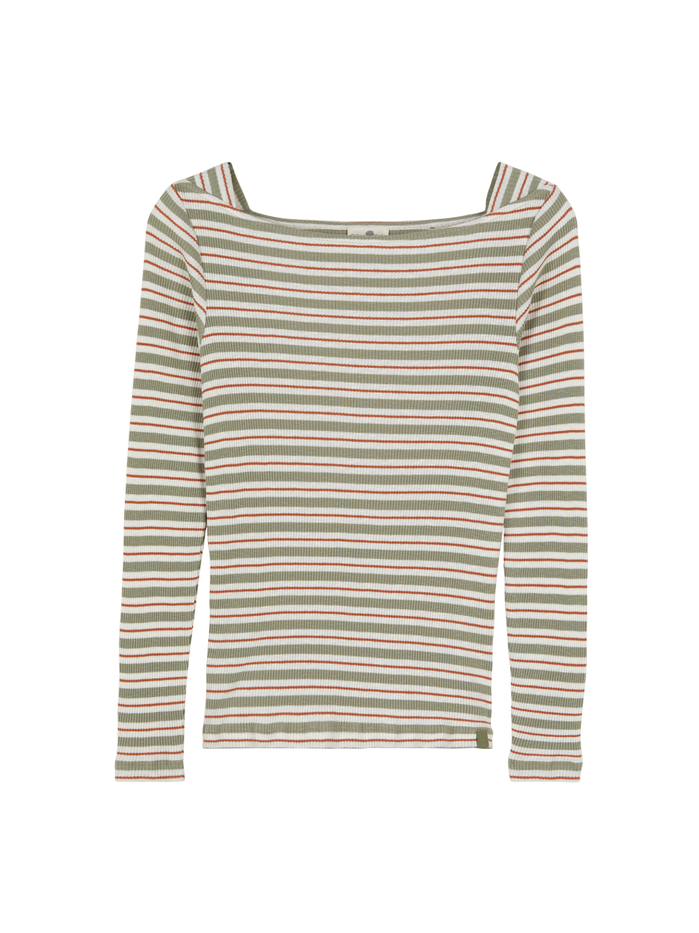 Langarmshirt Rippe aus Bio Baumwolle