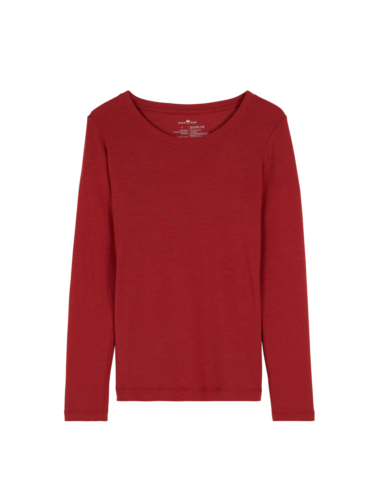Langarmshirt aus Bio Wolle