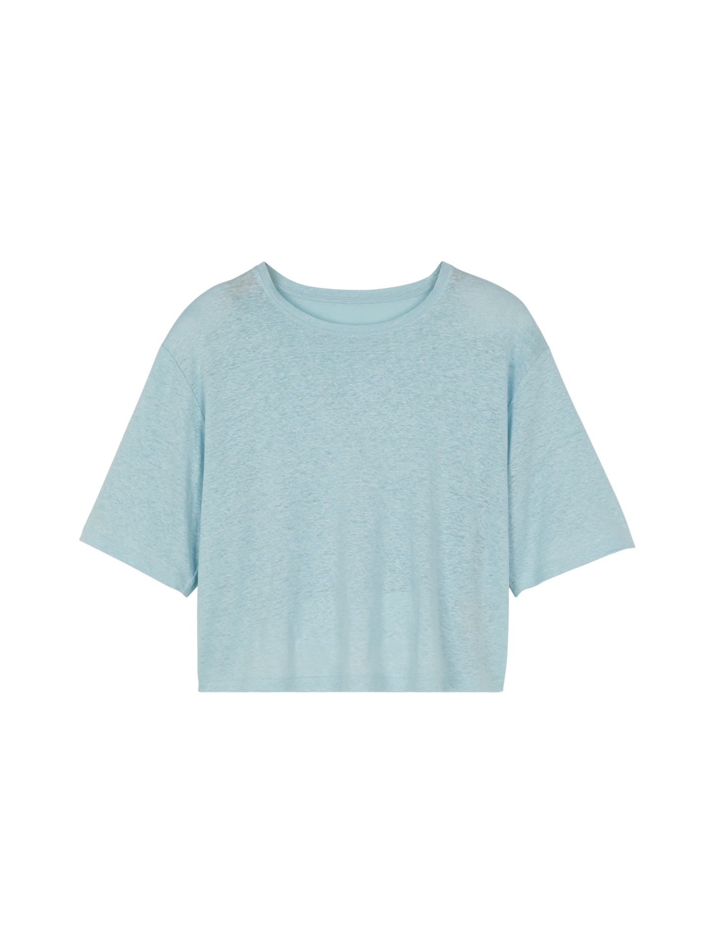 Kurzarmshirt aus Bio Leinen