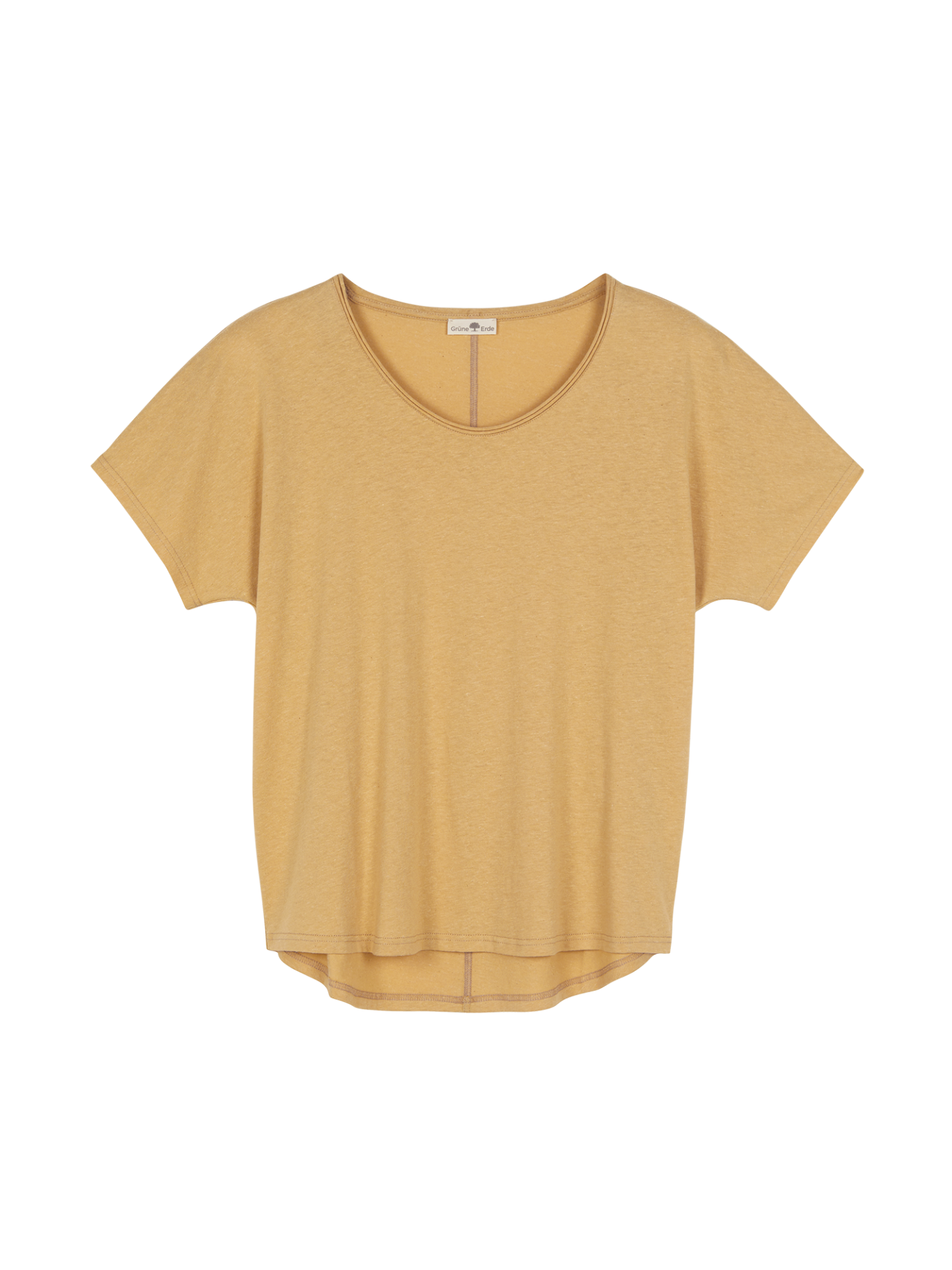 Kurzarmshirt aus Bio Baumwolle/Hanf